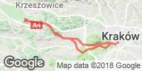 Track GPS Kraków - zamek w Tenczynku - Kraków